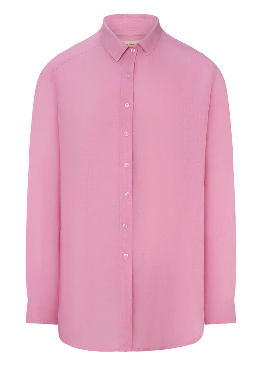 ORION LINEN SHIRT - Baby Pink